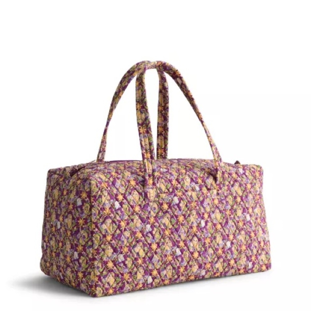 NWT Vera Bradley Disney Large Travel Duffel in Rapunzel Climbing Ivy